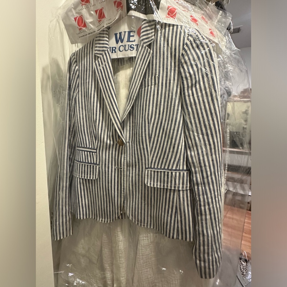J.Crew linen cotton blazer size 00